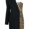 Brand new ๐ Moschino Asymmetric leopard print minidress ๐ 2 Moschino asymmetric leopard-print minidress