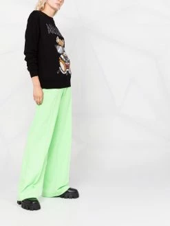 Moschino Teddy Bear logo-intarsia jumper