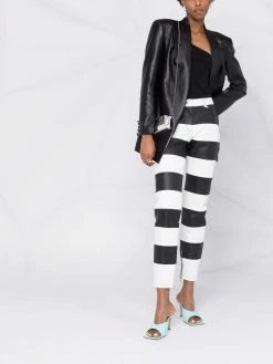 Moschino high-rise panelled jeans