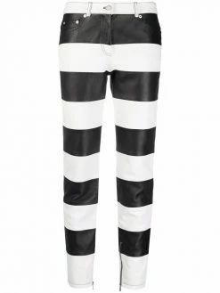 Moschino high-rise panelled jeans