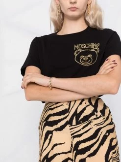Wholesale ๐ Moschino Teddy Bear stud detail T ๐ shirt โญ 12 Moschino Teddy Bear stud-detail T-shirt