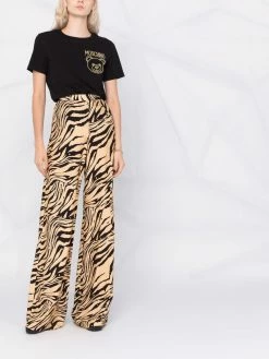 Moschino Teddy Bear stud-detail T-shirt