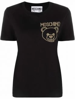 Moschino Teddy Bear stud-detail T-shirt