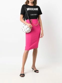 Moschino chain-link trim skirt