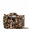Moschino leopard-print biker jacket shoulder bag