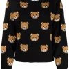 Moschino intarsia-knit virgin wool jumper