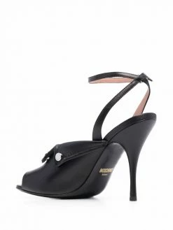 Moschino zip-detail open-toe sandals