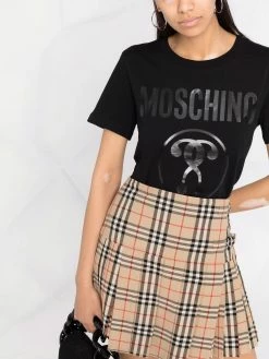 Moschino logo-print short-sleeved T-shirt