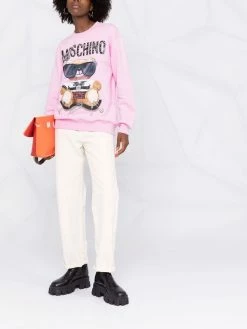 Moschino Teddy Bear logo-print sweatshirt