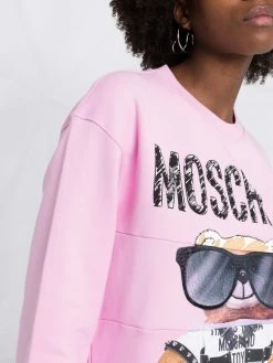 Moschino Teddy Bear logo-print sweatshirt