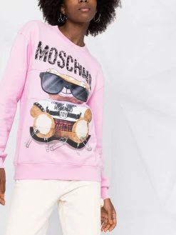 Moschino Teddy Bear logo-print sweatshirt