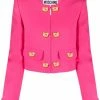Moschino cropped single-breasted jacket