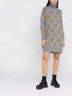 Moschino Teddy Bear knitted dress