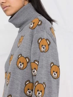 Moschino Teddy Bear knitted dress