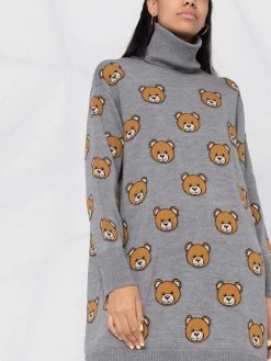 Moschino Teddy Bear knitted dress
