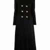 Moschino Teddy buttons maxi coat