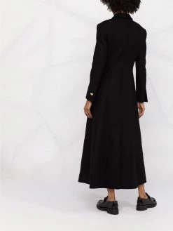 Moschino Teddy buttons maxi coat