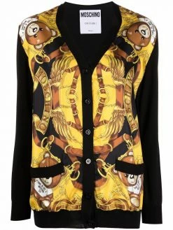 Moschino Toy Bear print cardigan