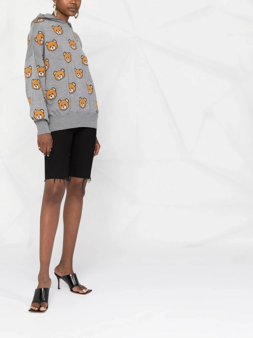 Flash Sale ๐ Moschino Teddy Bear intarsia hoodie ๐ 6 Moschino Teddy Bear-intarsia hoodie