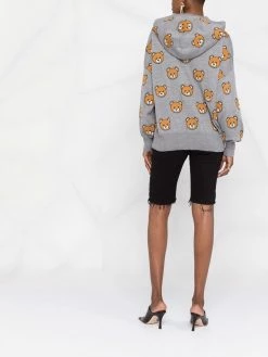 Flash Sale ๐ Moschino Teddy Bear intarsia hoodie ๐ 13 Moschino Teddy Bear-intarsia hoodie