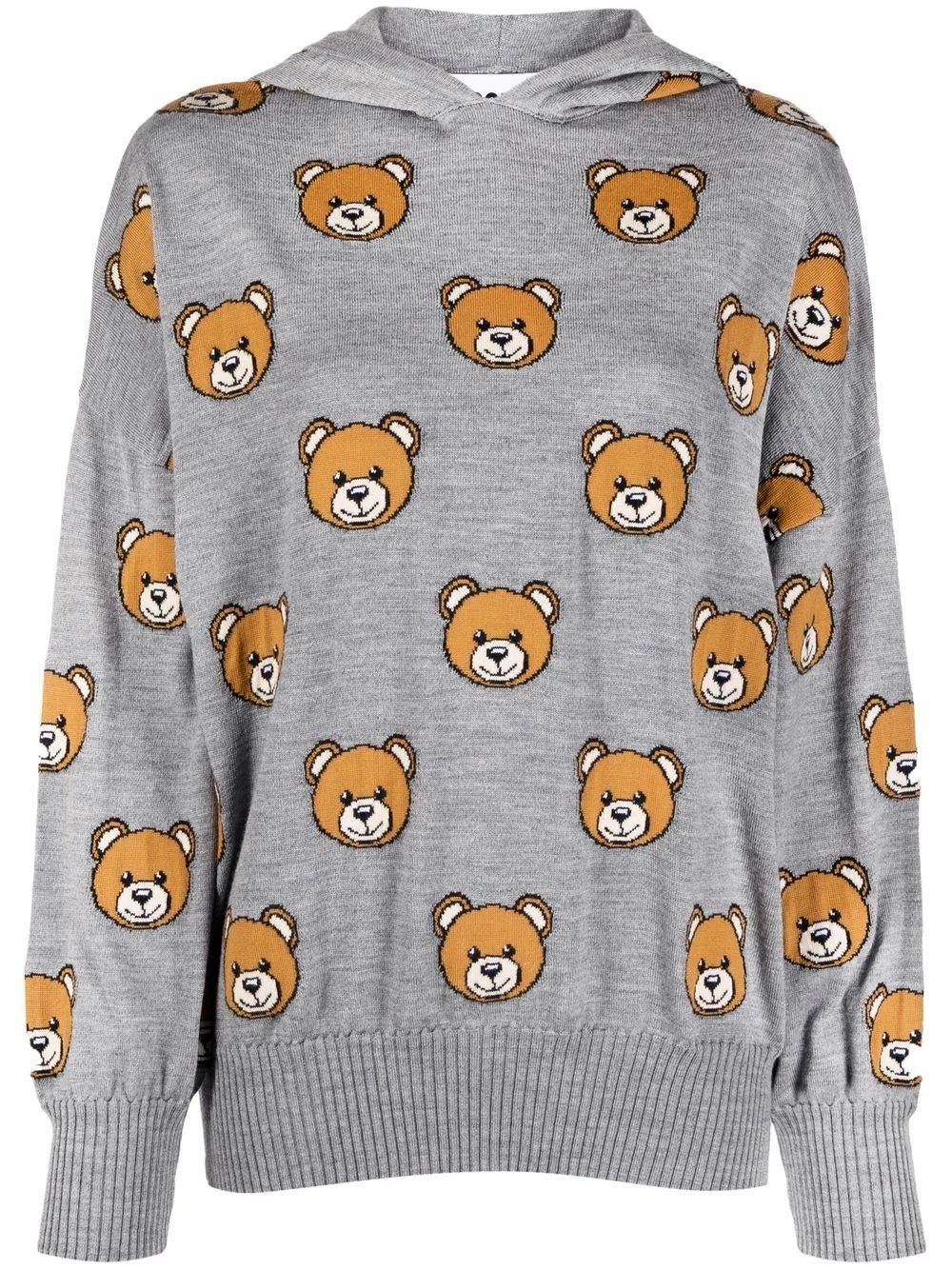 Flash Sale ๐ Moschino Teddy Bear intarsia hoodie ๐ 3 Moschino Teddy Bear-intarsia hoodie