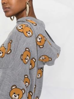 Flash Sale ๐ Moschino Teddy Bear intarsia hoodie ๐ 10 Moschino Teddy Bear-intarsia hoodie