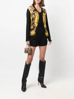 Moschino darted high-waist shorts