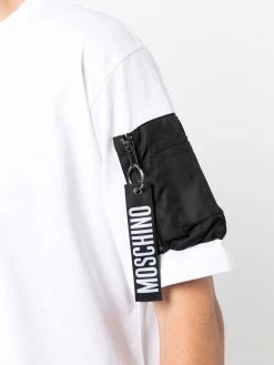 Moschino sleeve pocket cotton T-shirt