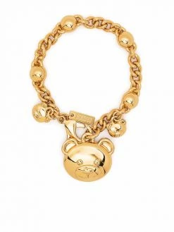 Moschino teddy bear-charm bracelet