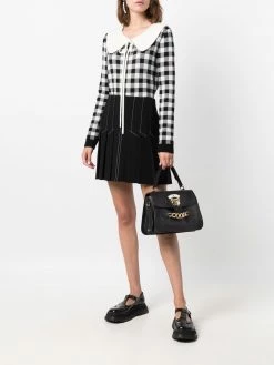 Moschino teddy bear logo-plaque tote