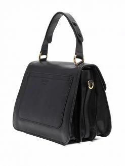 Moschino teddy bear logo-plaque tote