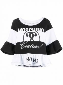 Moschino mixed logo-print T-shirt