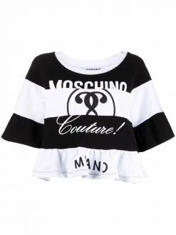 Moschino mixed logo-print T-shirt