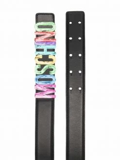 Moschino logo-lettered belt