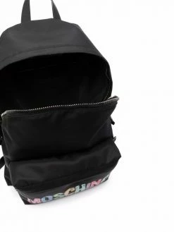 Moschino logo-print backpack