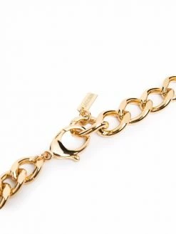 Moschino charm-detail chain-link belt