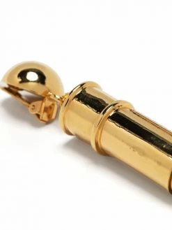 Moschino oversized lipstick earrings