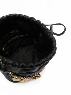 Moschino charm-detail bucket bag