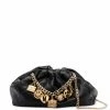 Moschino charm-detail clutch bag