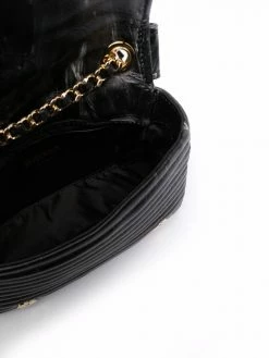 Moschino biker-jacket crossbody bag