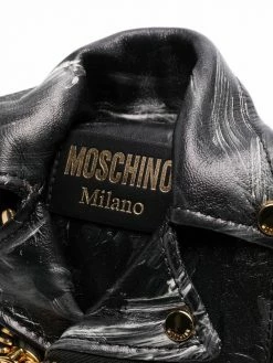 Moschino biker-jacket crossbody bag