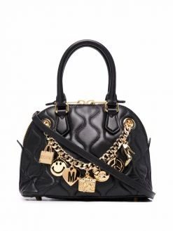 Moschino charm-detail tote bag