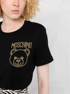 Moschino studded-logo T-shirt