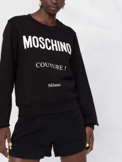 Moschino Couture logo-print sweatshirt
