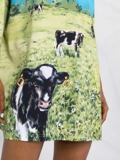 Moschino Far-print T-shirt dress