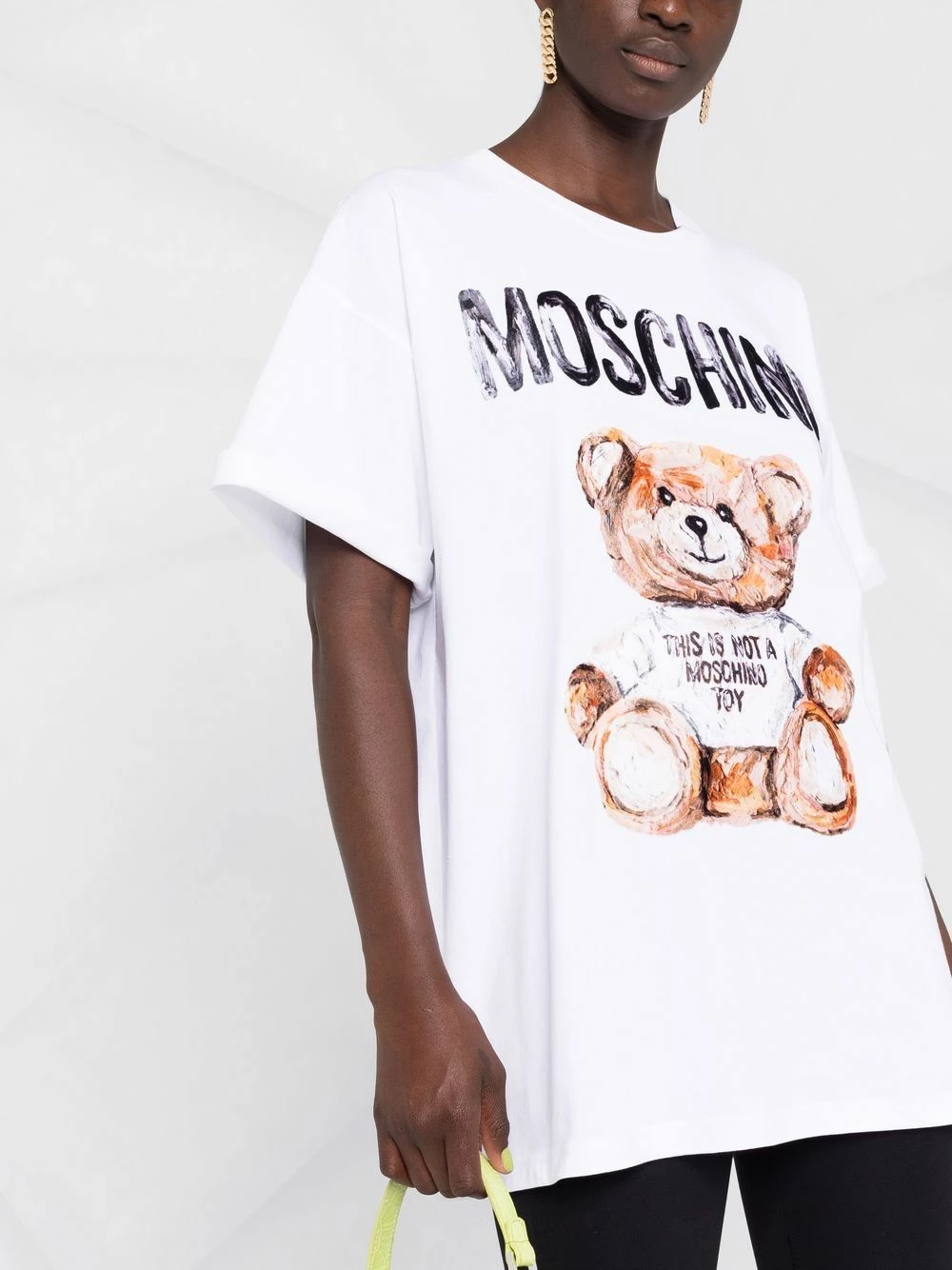 Deals โค๏ธ Moschino Teddy Bear print long T ๐ shirt โ 5 Moschino Teddy Bear-print long T-shirt