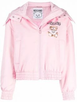 Moschino Teddy Bear-print hooded jacket