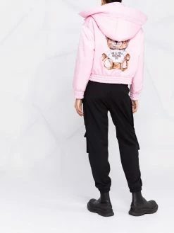 Moschino Teddy Bear-print hooded jacket