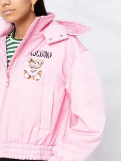 Moschino Teddy Bear-print hooded jacket