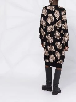 Moschino leopard-print Teddy long cardigan